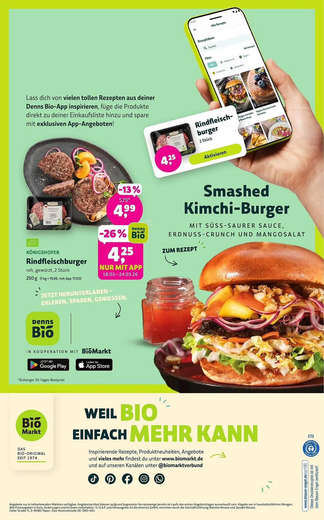 Aleco Biomarkt Prospekt von 11. März bis 24. März 2026 - Prospekt seite 14