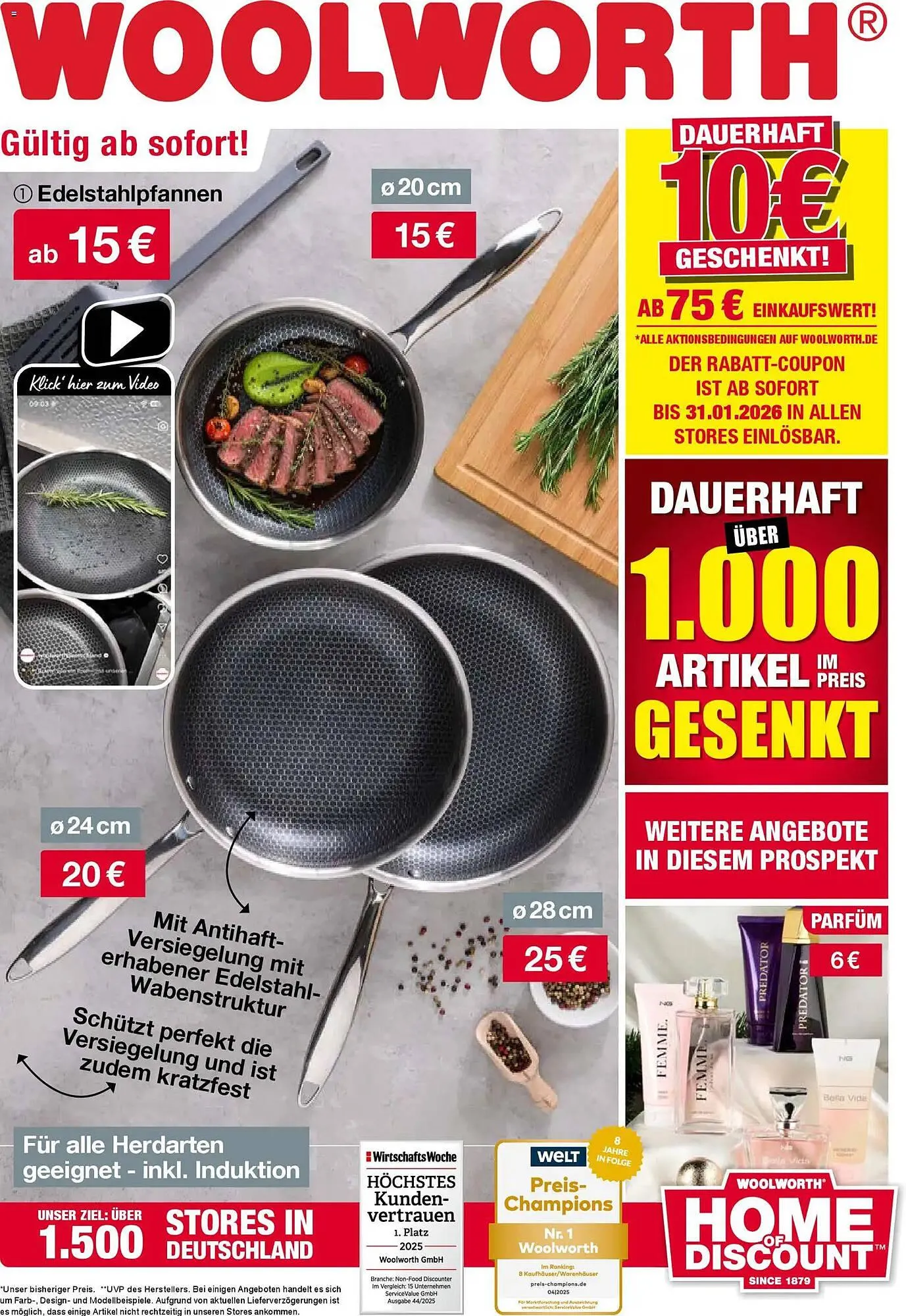 Woolworth Prospekt von 12. Dezember bis 18. Dezember 2025 - Prospekt seite 1