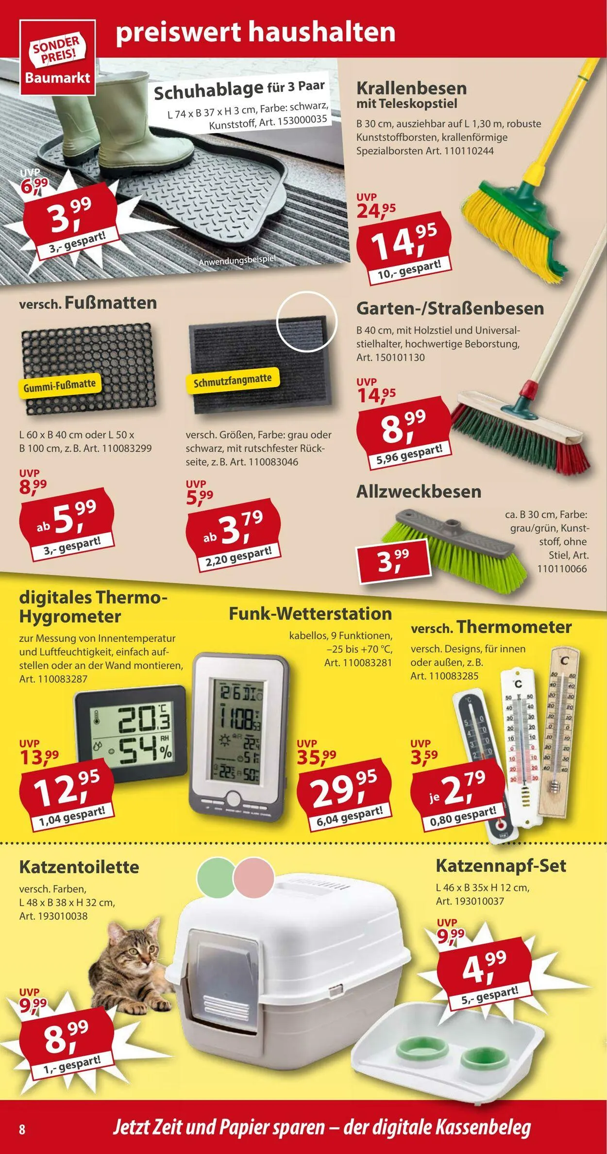 Sonderpreis Baumarkt Aktueller Prospekt von 7. Juni bis 22. Juni 2025 - Prospekt seite 8