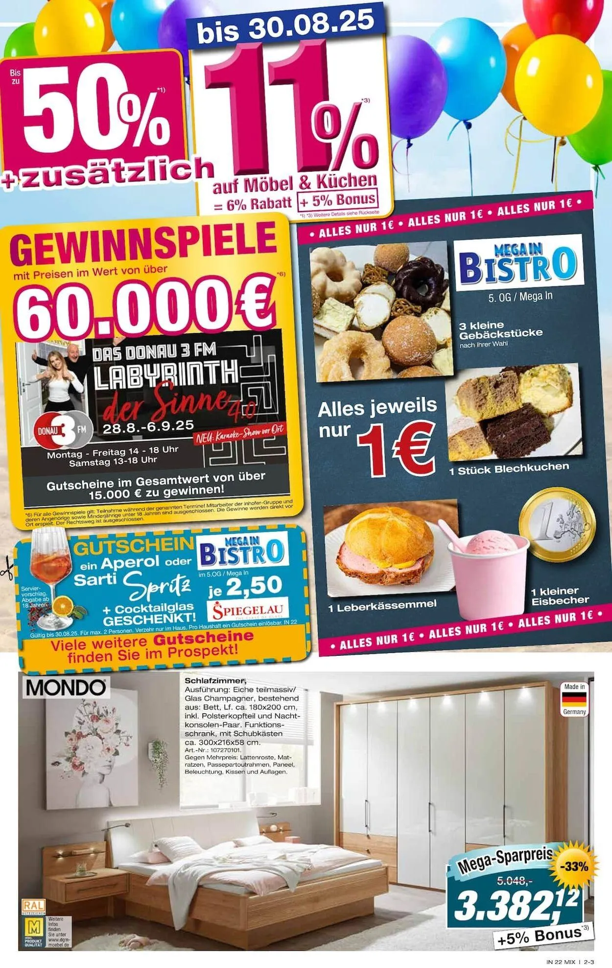Möbel Inhofer Aktueller Prospekt von 20. Oktober bis 3. November 2025 - Prospekt seite 3