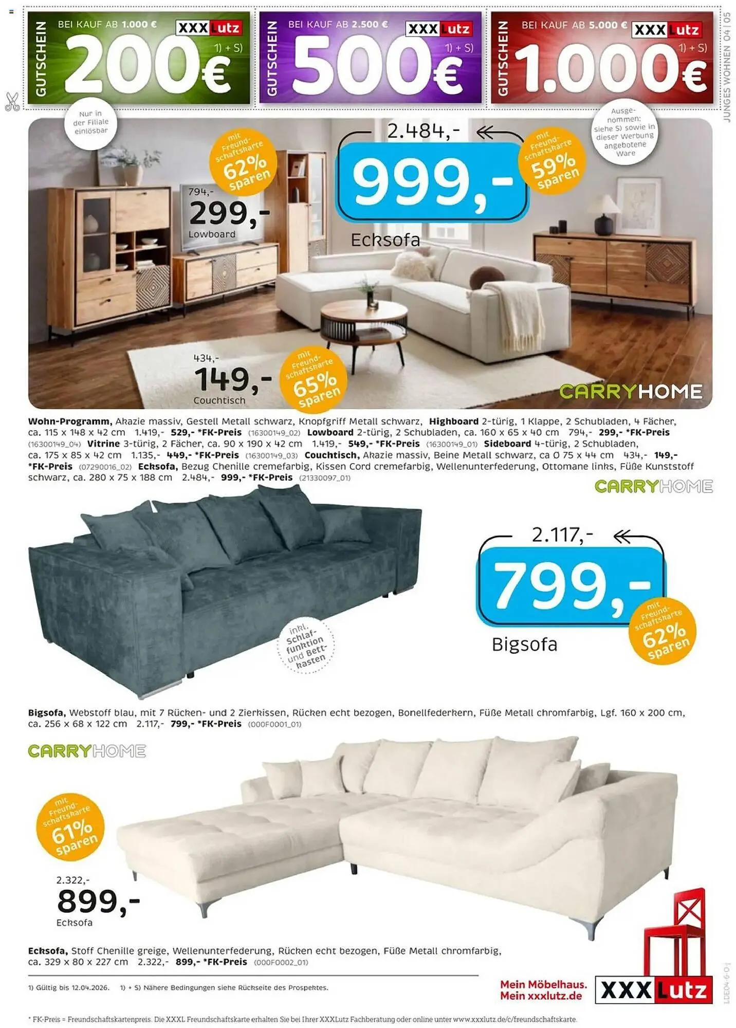 XXXLutz Prospekt von 29. März bis 12. April 2026 - Prospekt seite 5