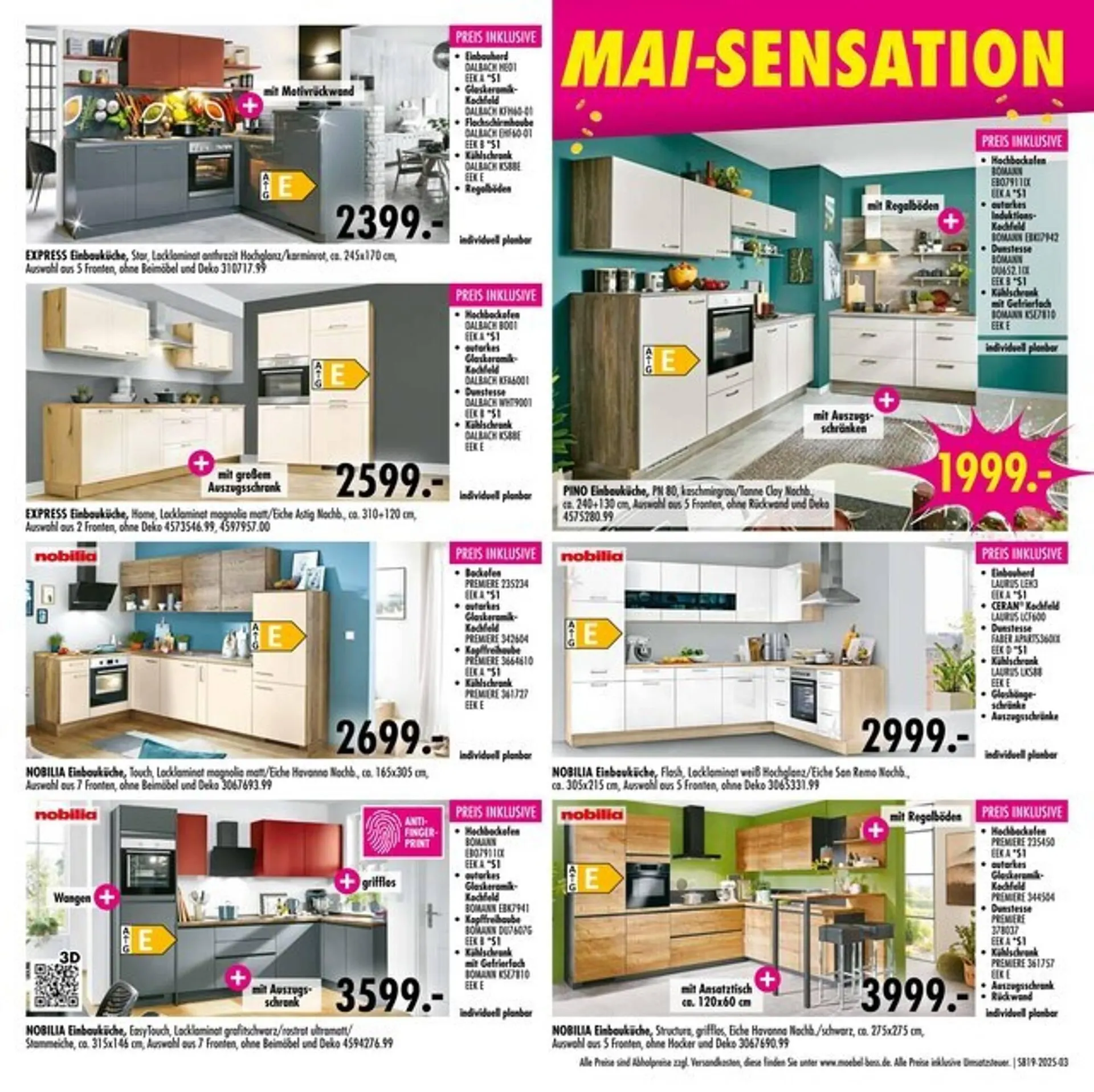 Möbel Boss Prospekt von 5. Mai bis 25. Mai 2025 - Prospekt seite 3