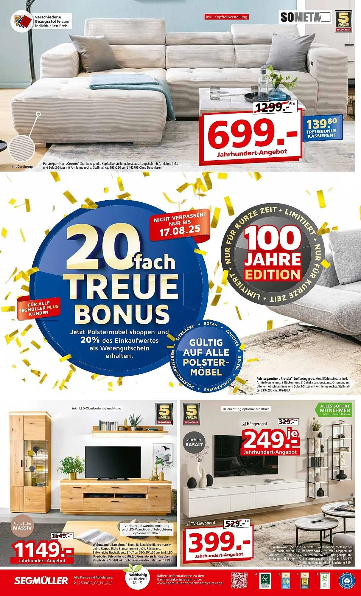 Segmüller Prospekt von 2. August bis 23. August 2025 - Prospekt seite 2