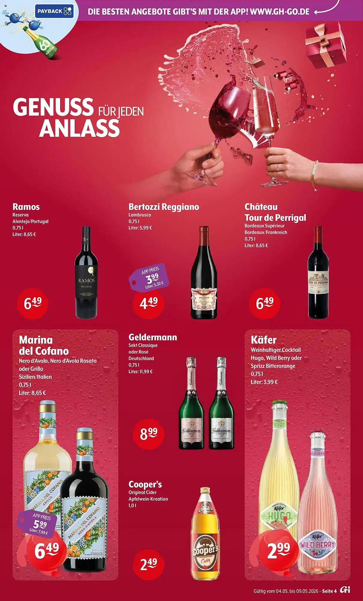 Trink und Spare Prospekt von 4. Mai bis 9. Mai 2026 - Prospekt seite 4