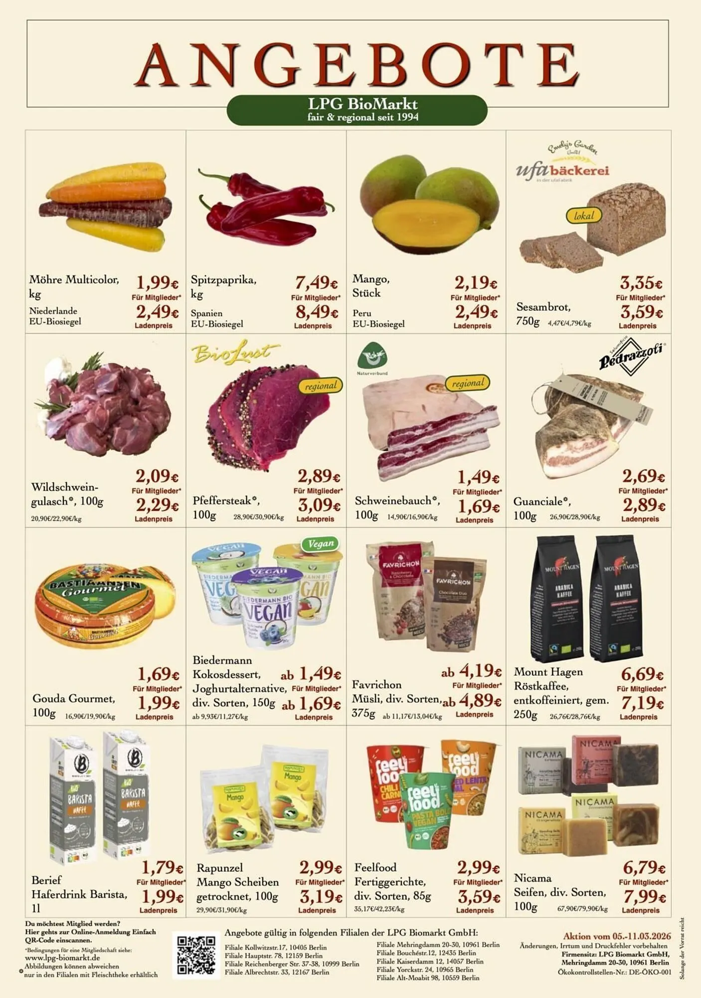 LPG Biomarkt Prospekt von 5. März bis 11. März 2026 - Prospekt seite 2