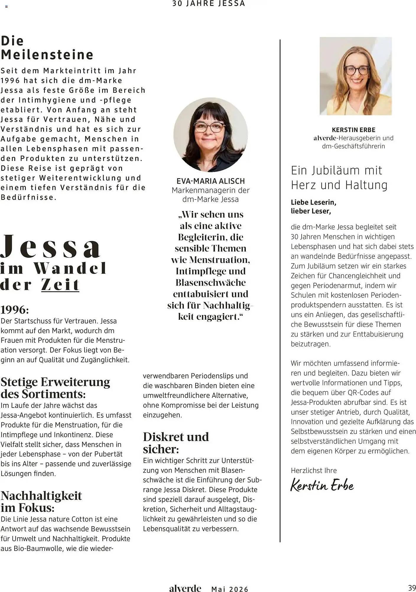 Dm drogerie Magazin von 1. Mai bis 31. Mai 2026 - Prospekt seite 39