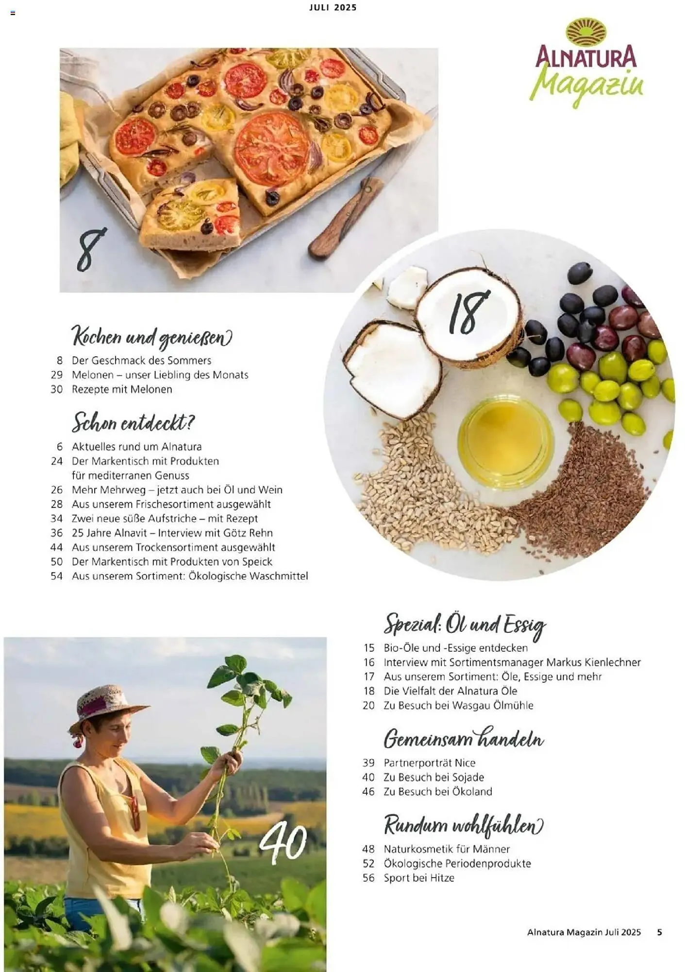 Alnatura Prospekt von 1. Juli bis 31. Juli 2025 - Prospekt seite 5