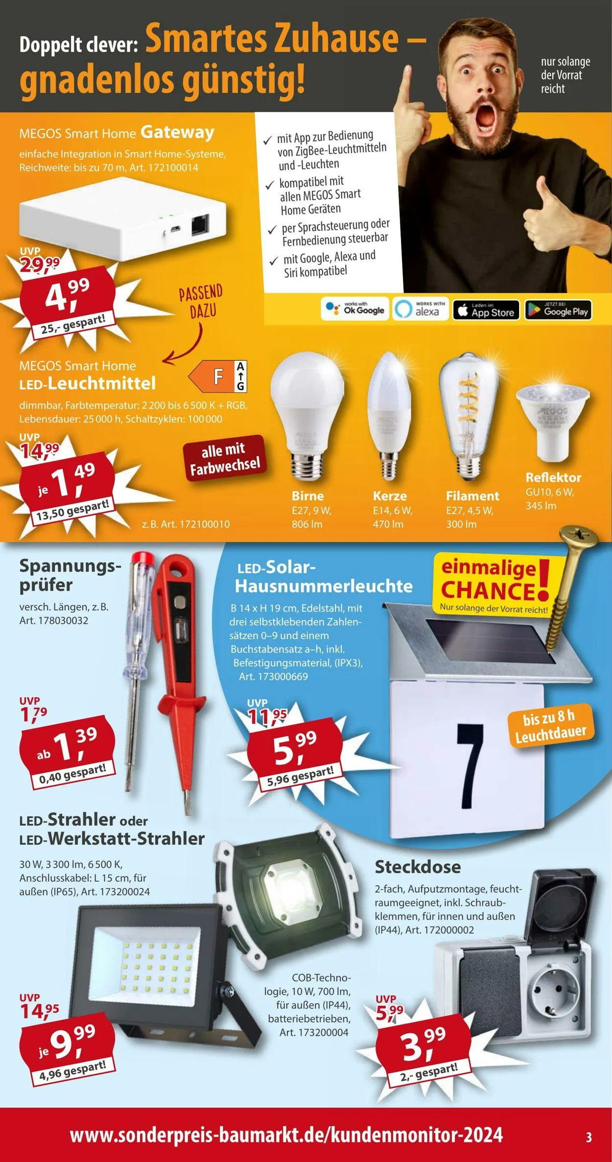 Sonderpreis Baumarkt Aktueller Prospekt von 19. Juli bis 2. August 2025 - Prospekt seite 3