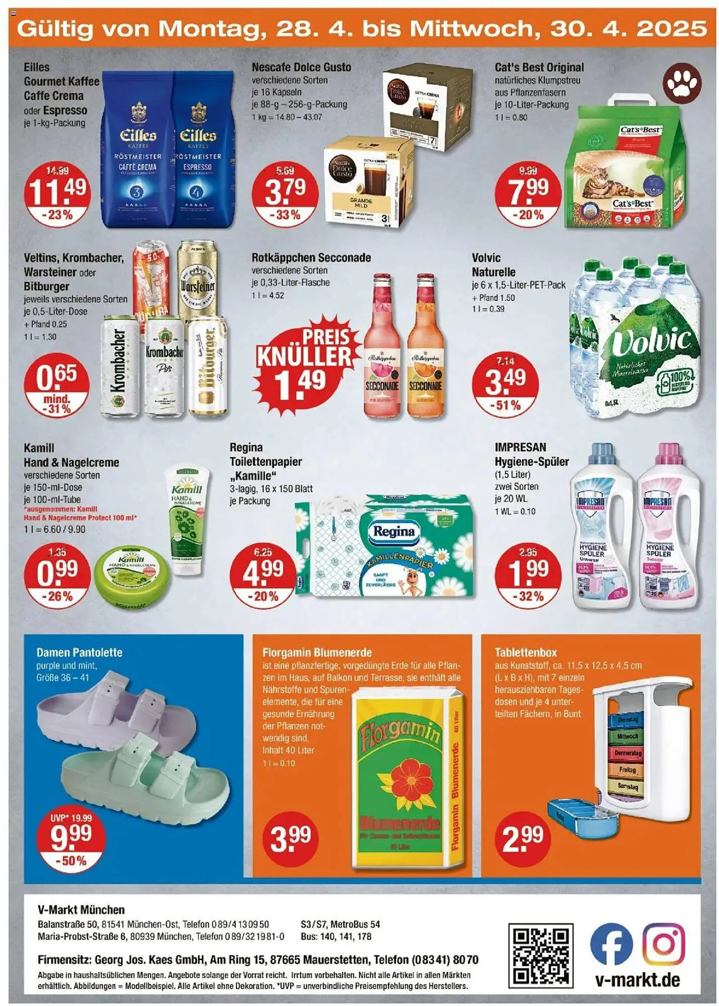 V Markt Prospekt von 24. April bis 30. April 2025 - Prospekt seite 24