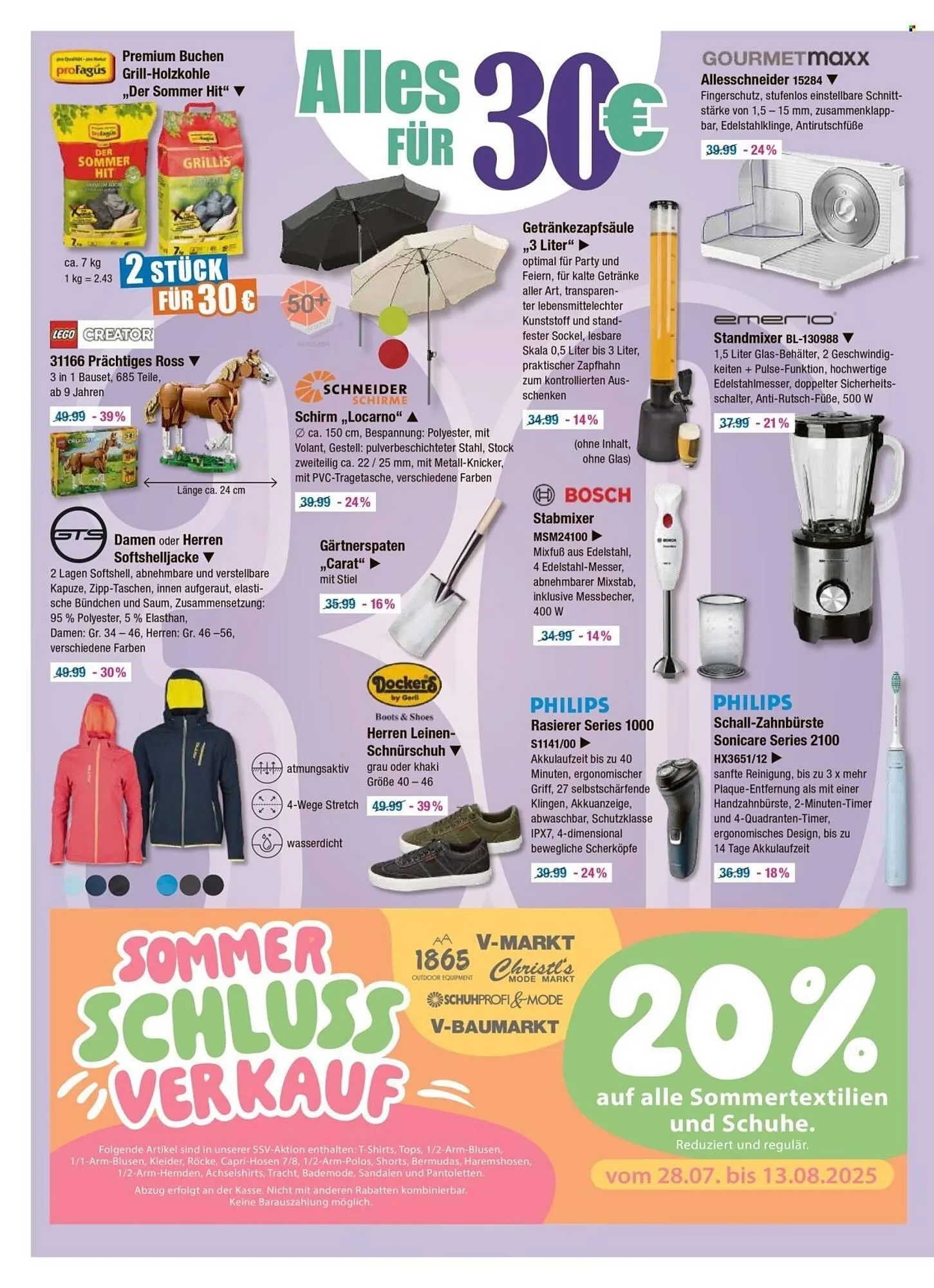 V Markt Prospekt von 7. August bis 13. August 2025 - Prospekt seite 16