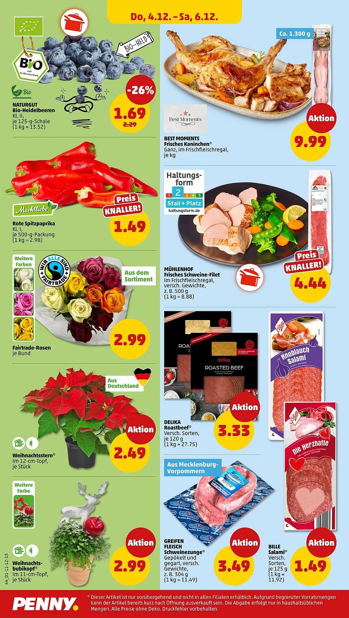 PENNY Prospekt von 1. Dezember bis 6. Dezember 2025 - Prospekt seite 48