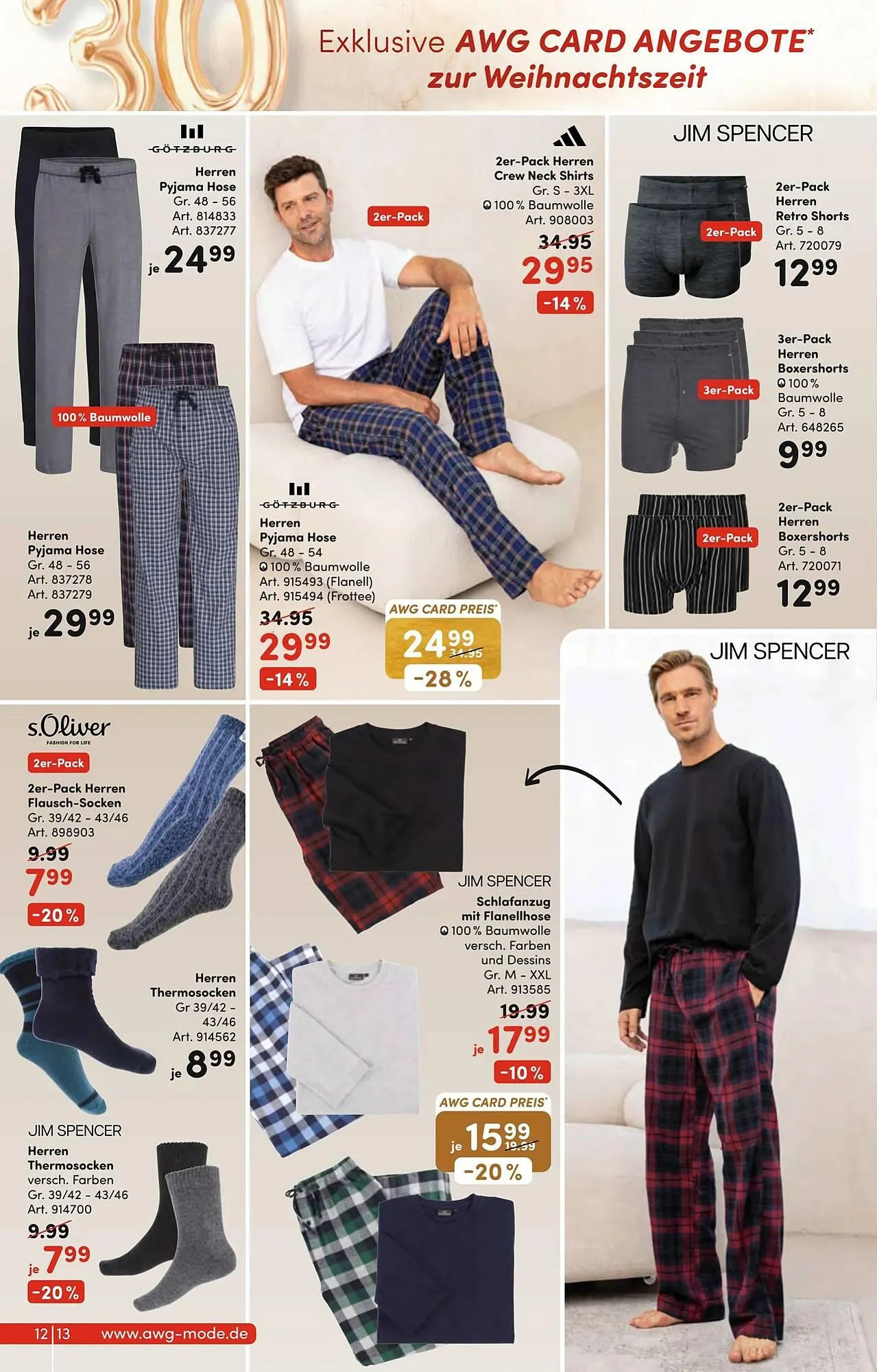 AWG Mode Prospekt von 13. Dezember bis 28. Dezember 2025 - Prospekt seite 12