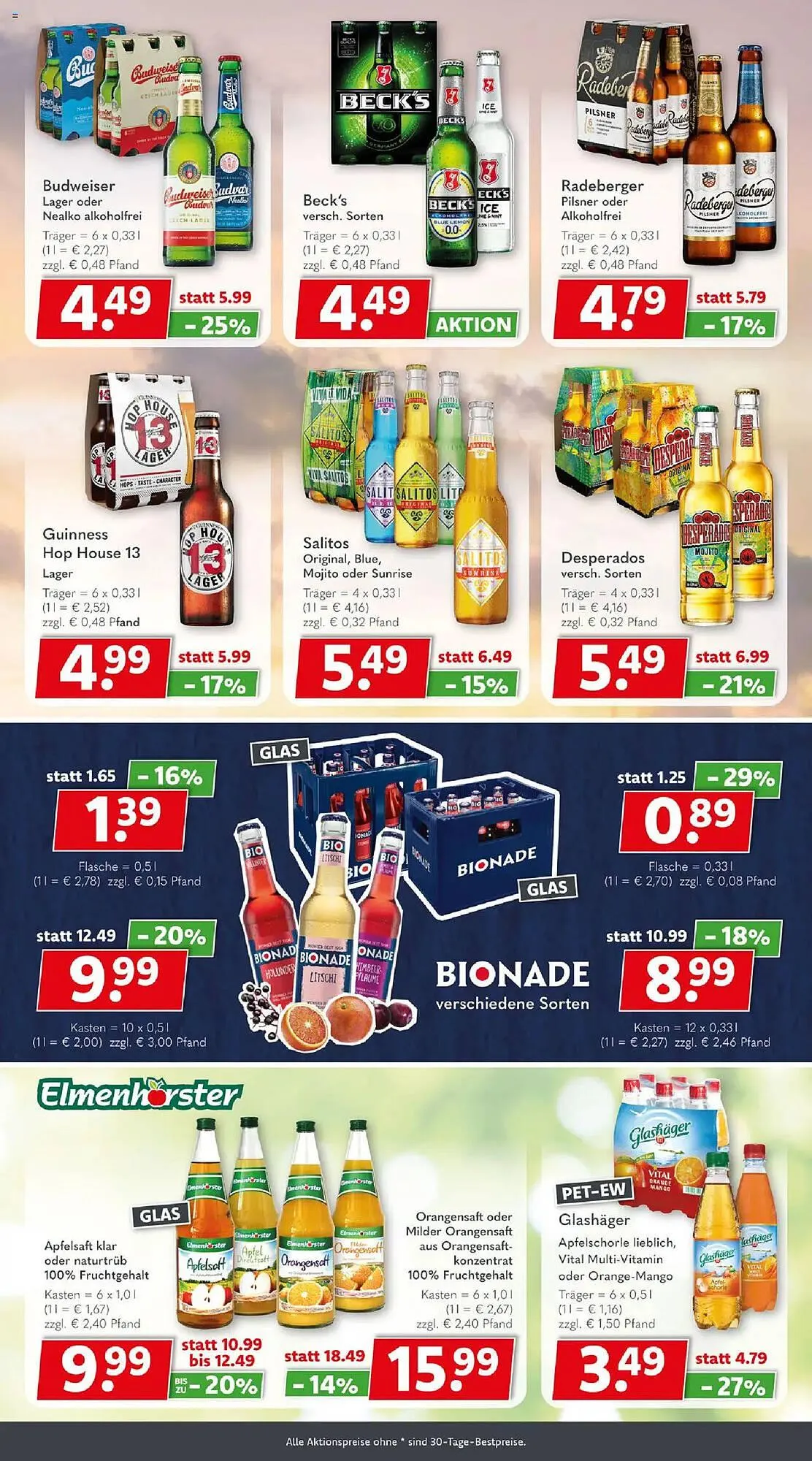 Getränkeland Prospekt von 21. Juli bis 2. August 2025 - Prospekt seite 4