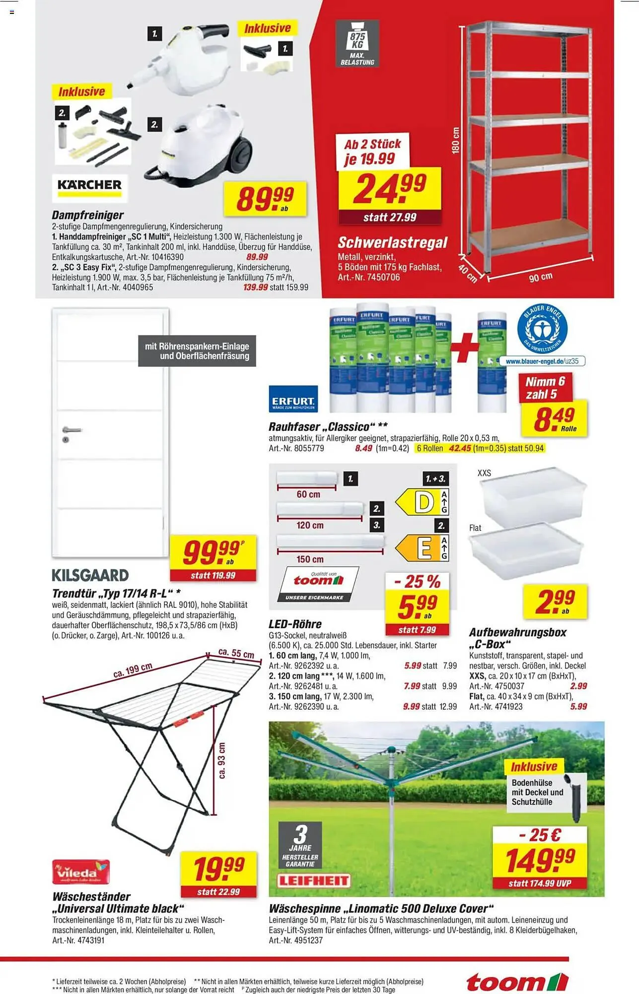 toom Baumarkt Prospekt von 11. August bis 24. August 2025 - Prospekt seite 7
