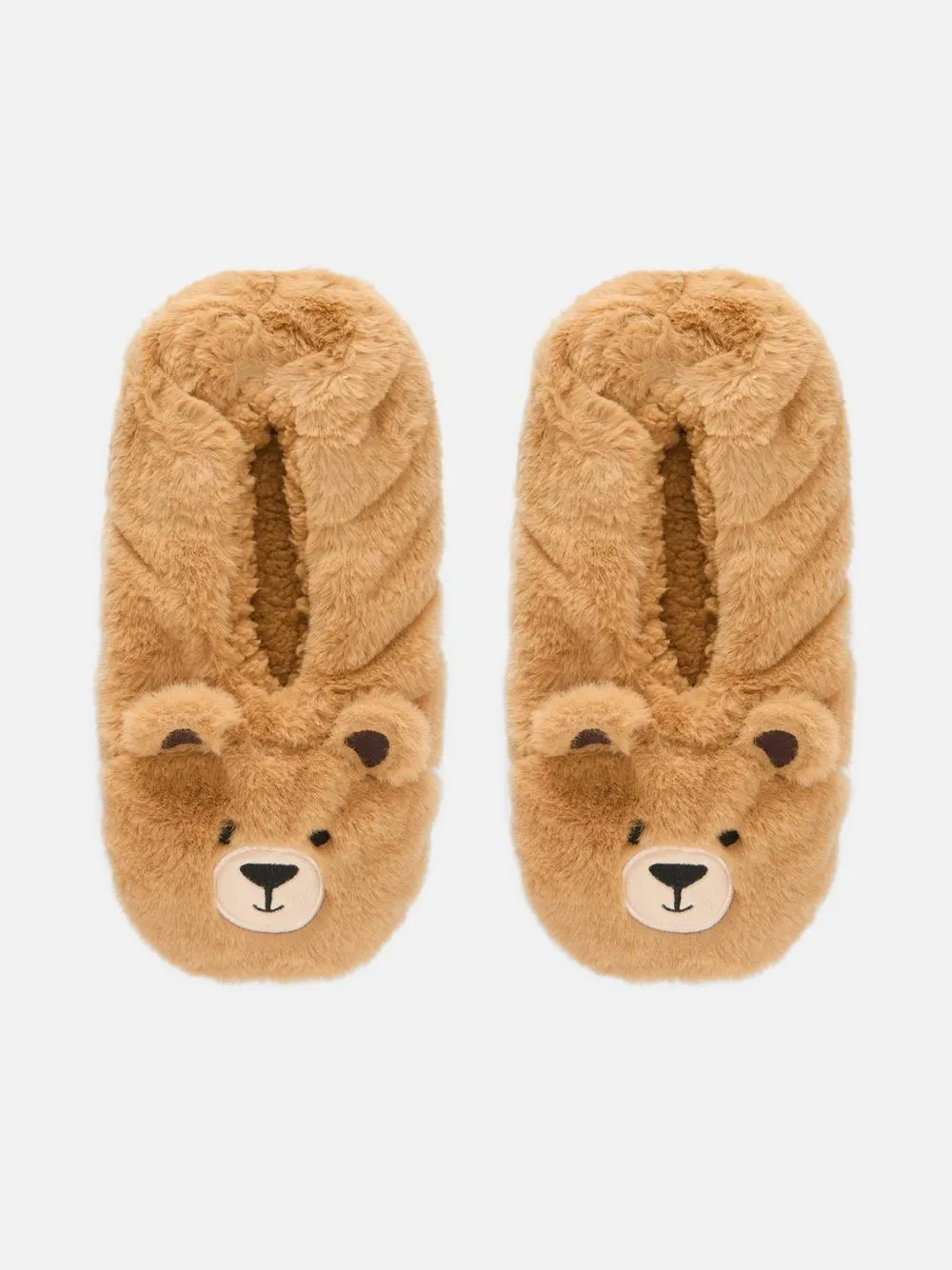 Haussocken im Teddydesign