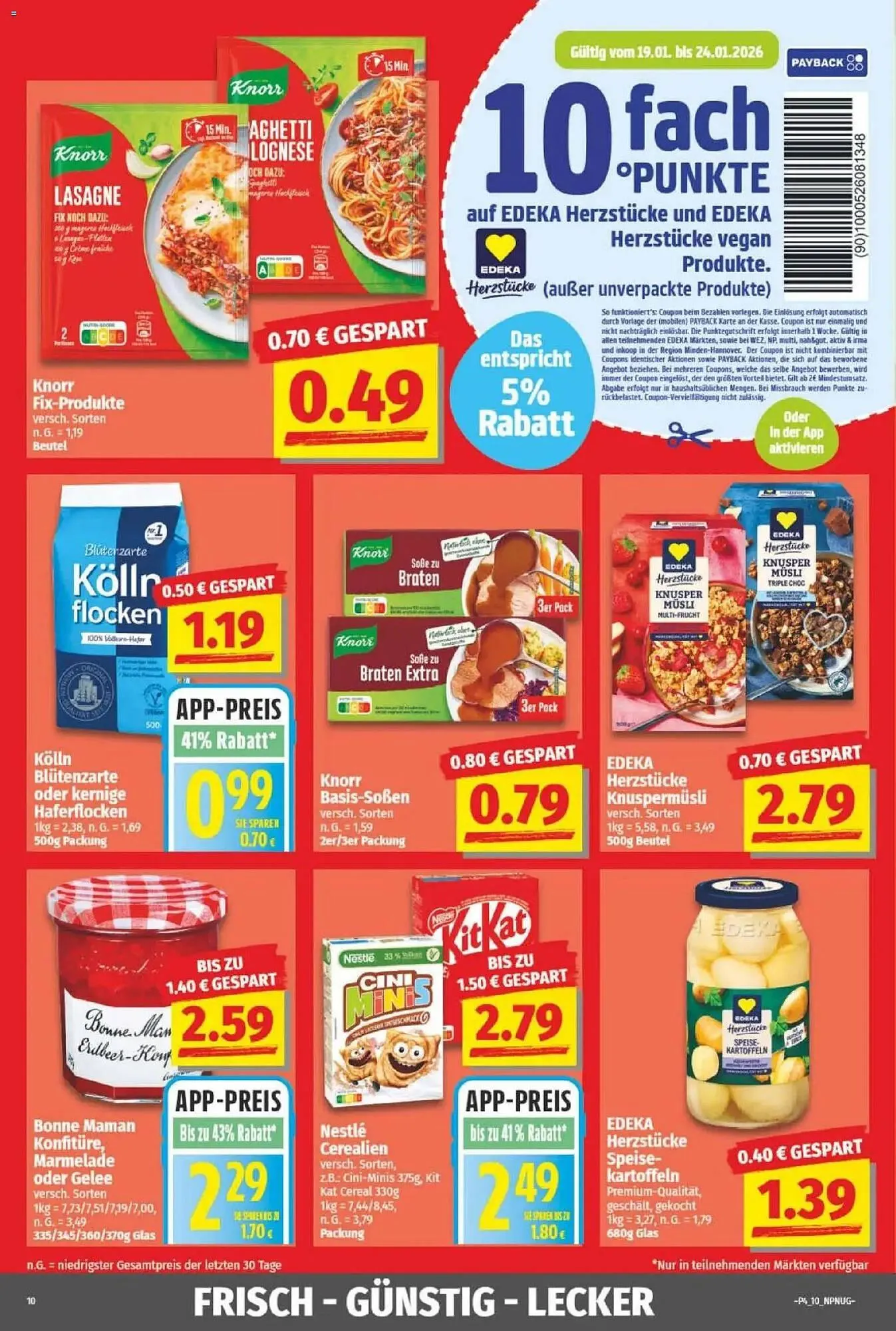 NP Discount Prospekt von 18. Januar bis 24. Januar 2026 - Prospekt seite 10