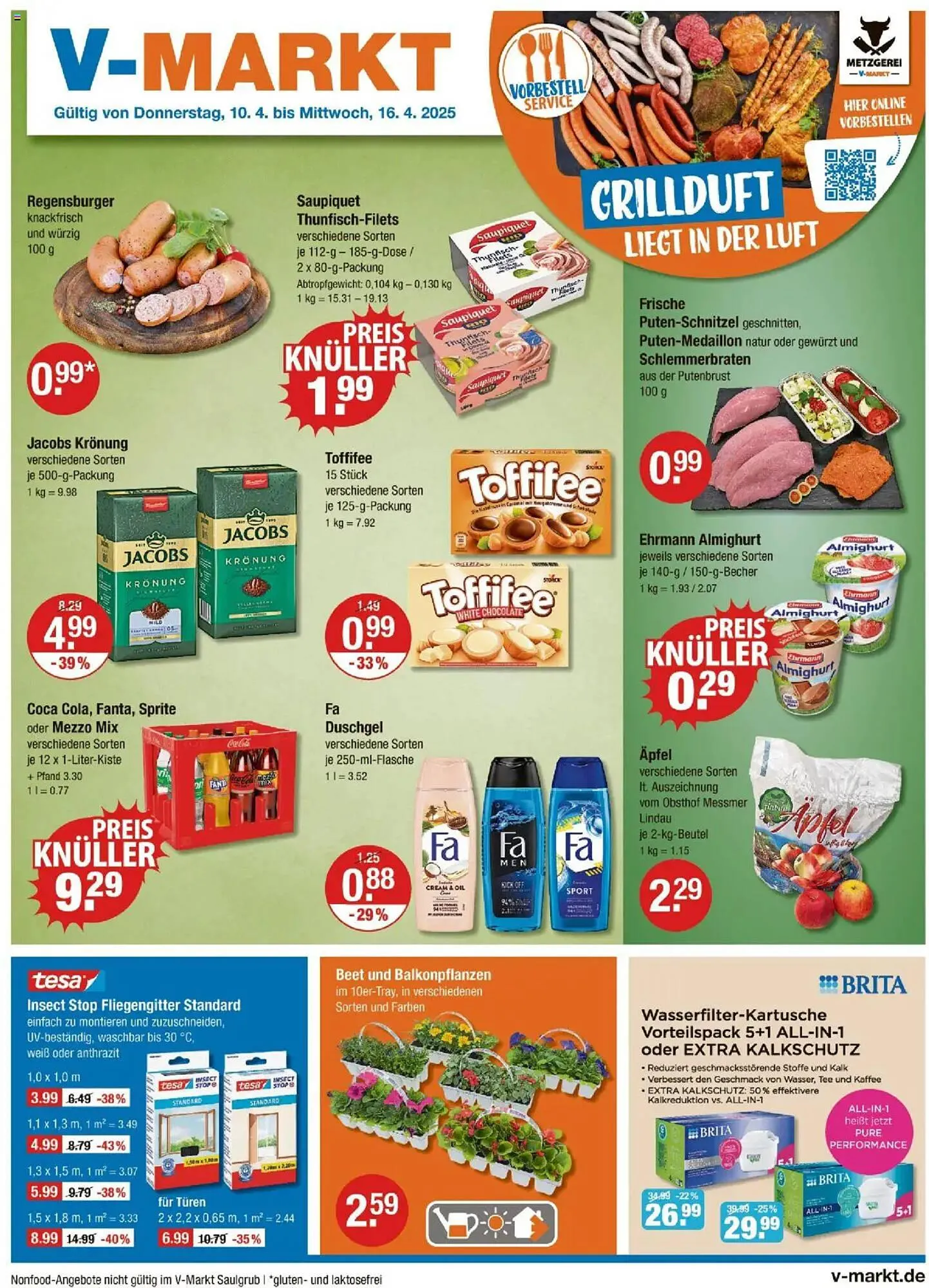 V Markt Prospekt von 10. April bis 16. April 2025 - Prospekt seite 1