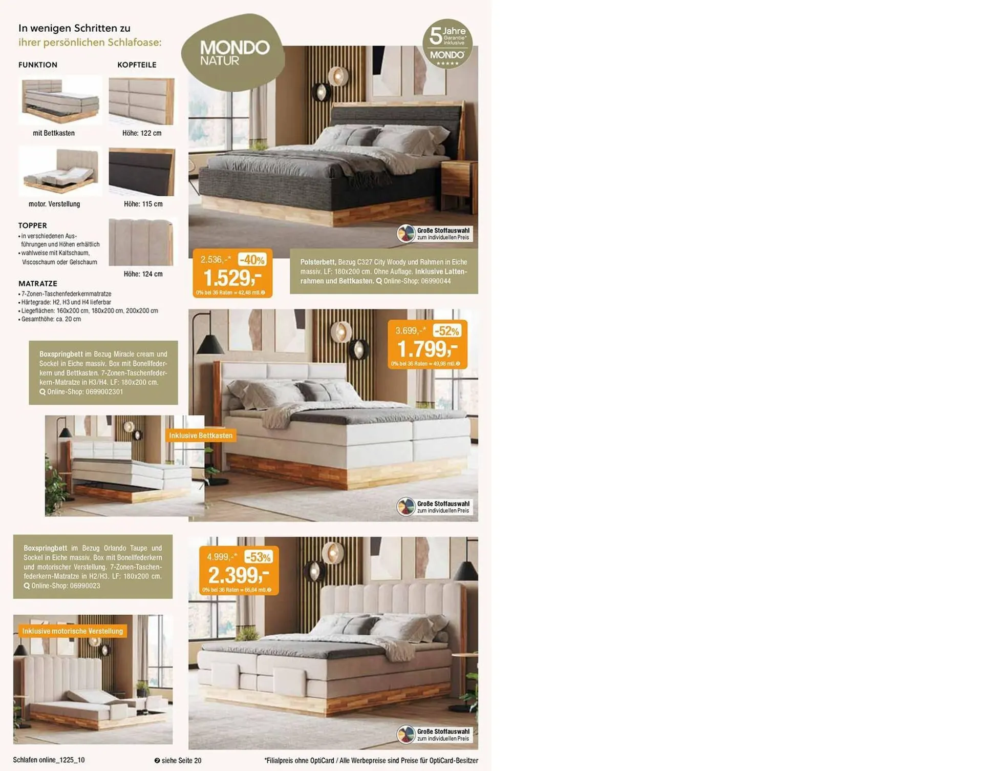 Opti Wohnwelt Prospekt von 5. Dezember bis 31. Januar 2026 - Prospekt seite 10