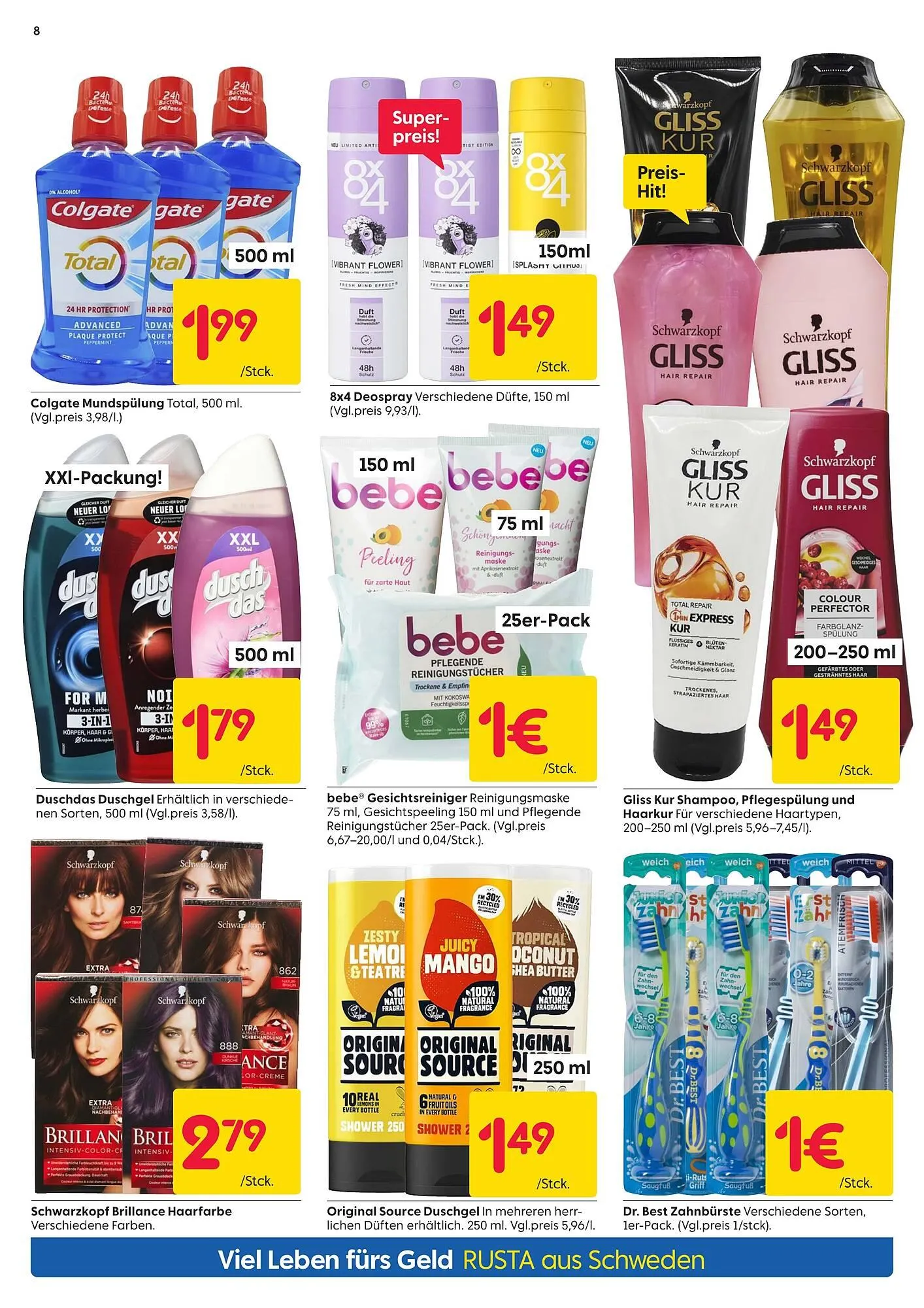 Rusta Prospekt von 19. Juli bis 25. Juli 2025 - Prospekt seite 8