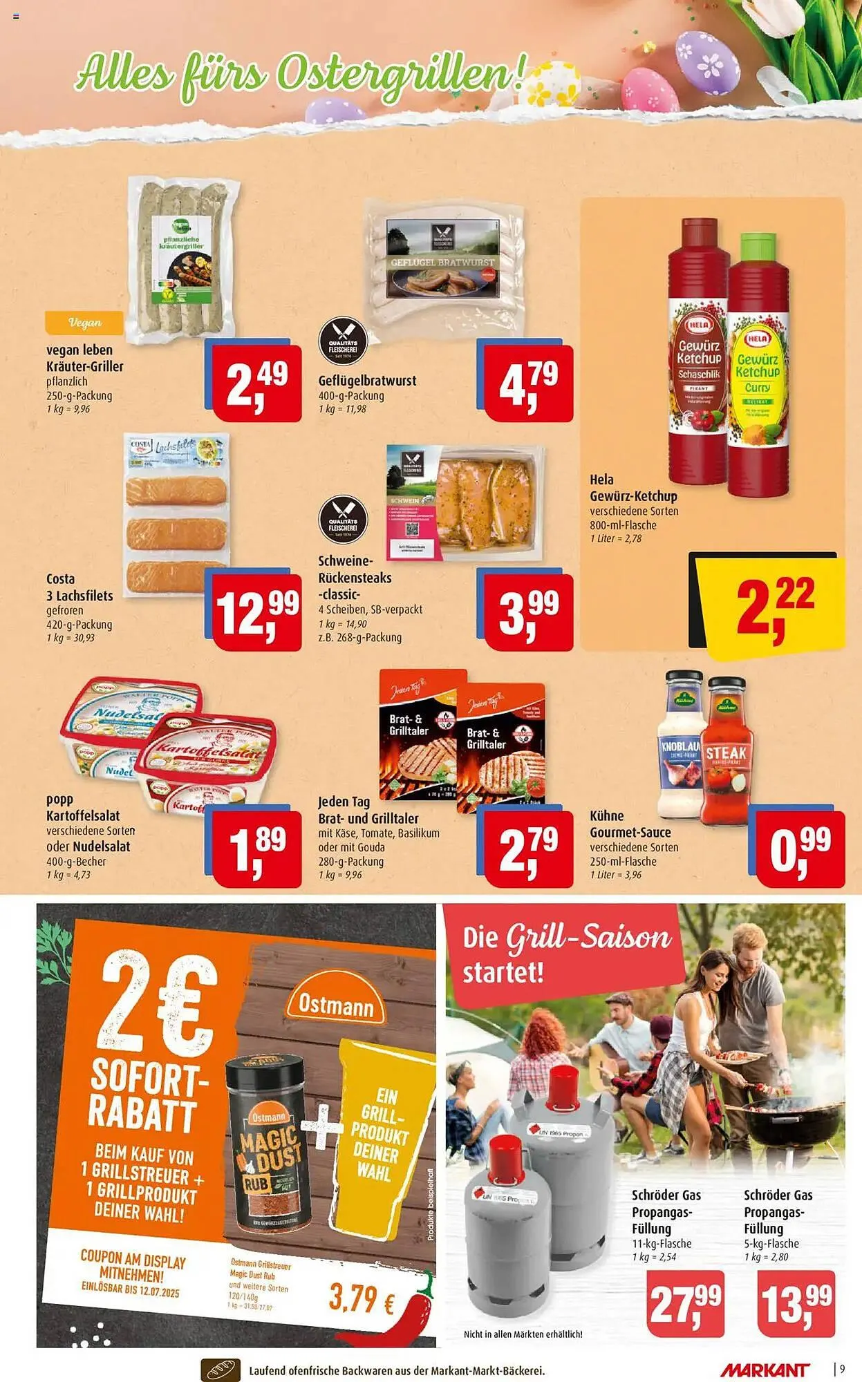 Markant Prospekt von 14. April bis 19. April 2025 - Prospekt seite 9