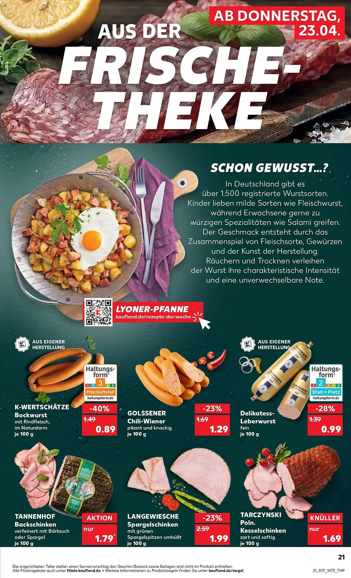 Kaufland Prospekt von 23. April bis 29. April 2026 - Prospekt seite 21