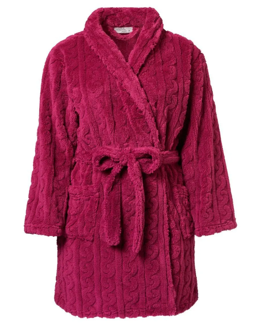 Kuscheliger Fleece-Bademantel