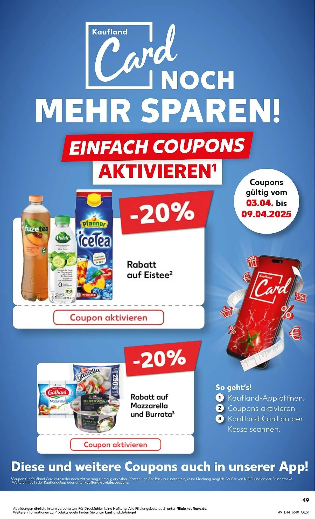 Kaufland Prospekt von 3. April bis 9. April 2025 - Prospekt seite 49