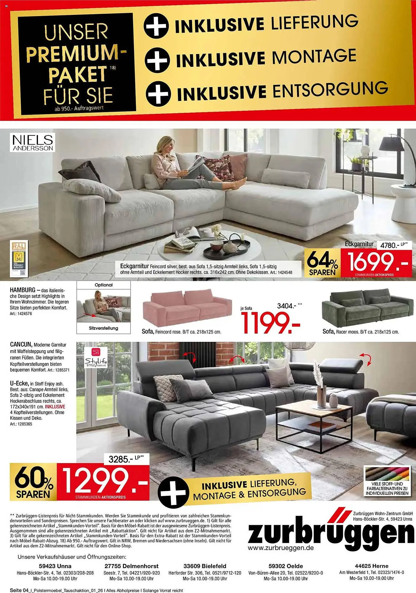 Zurbrüggen Prospekt von 17. April bis 4. Mai 2026 - Prospekt seite 4