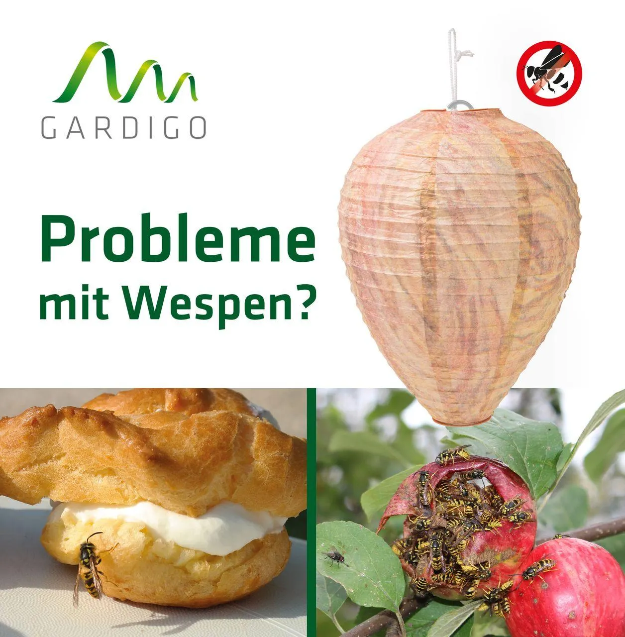 Wespenabwehr Wespennest 2er Set