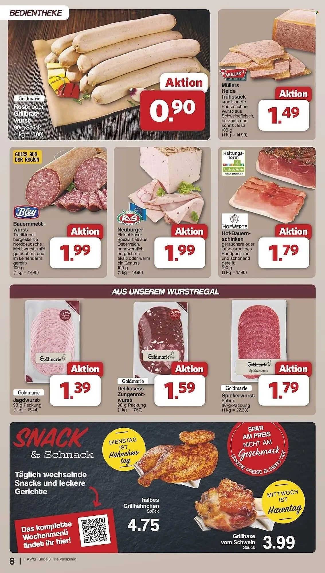 Famila Nord Ost Prospekt von 28. April bis 3. Mai 2025 - Prospekt seite 8