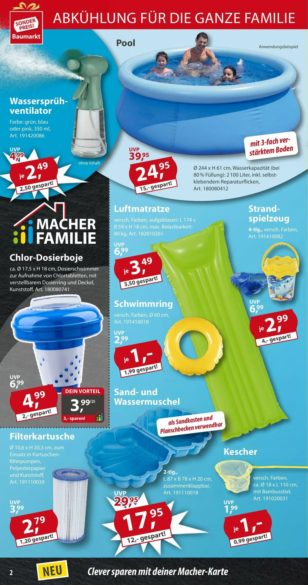 Sonderpreis Baumarkt Aktueller Prospekt von 3. Mai bis 17. Mai 2025 - Prospekt seite 2