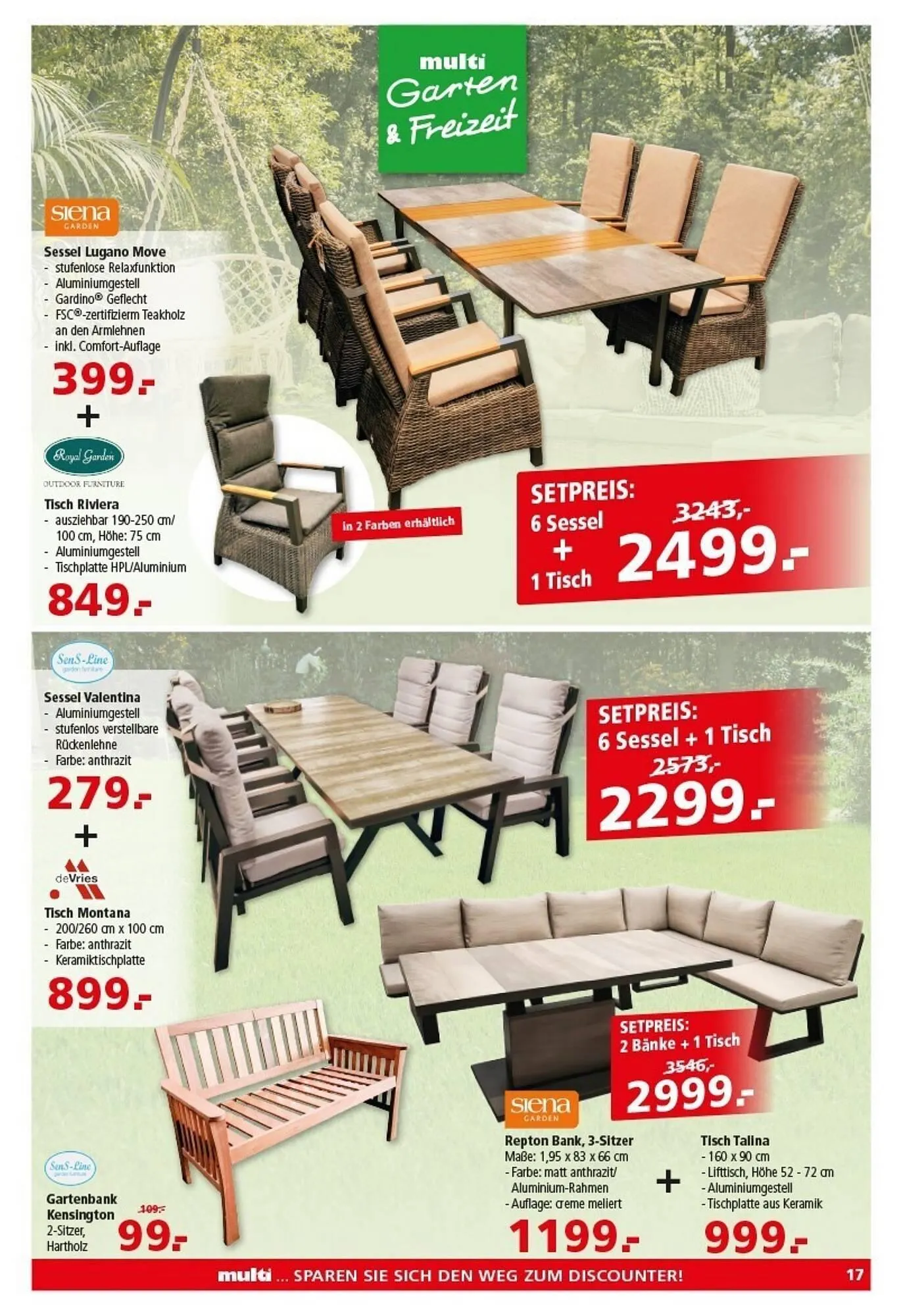 Multi Markt Prospekt von 13. April bis 18. April 2026 - Prospekt seite 17