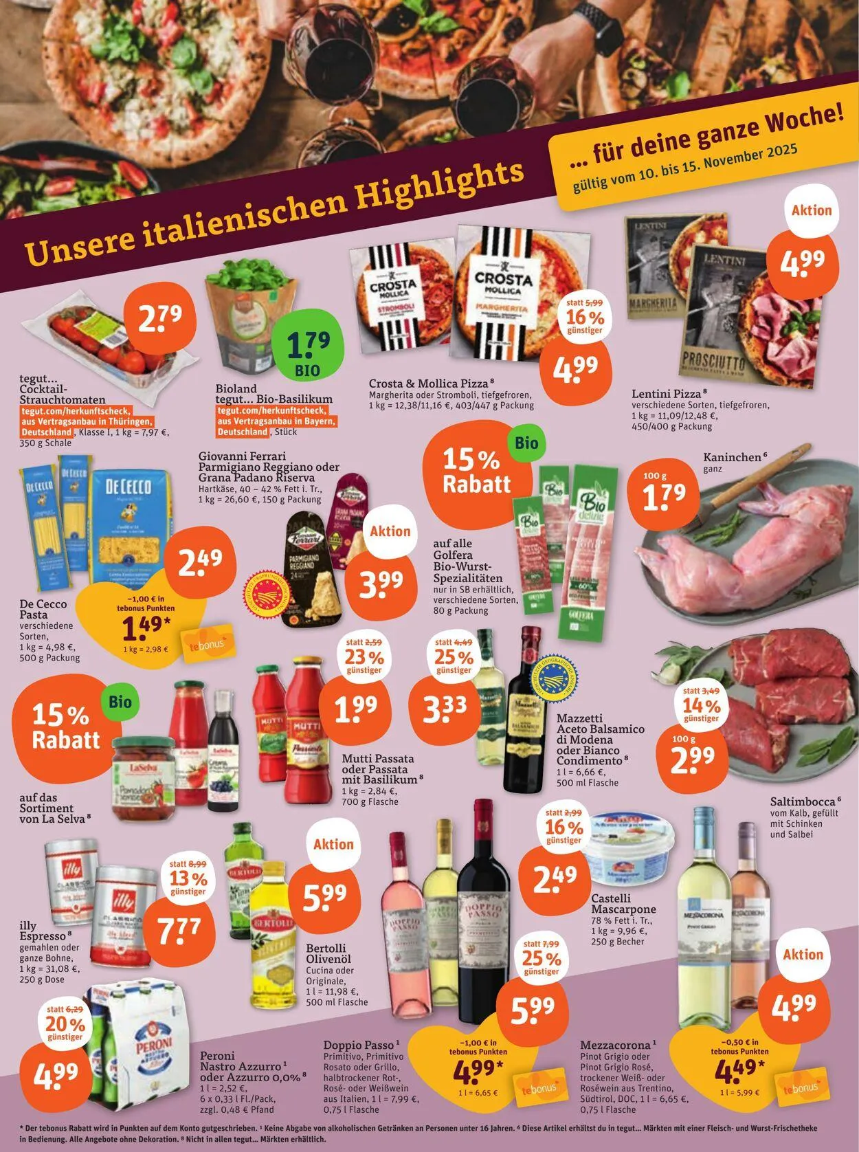 Tegut Aktueller Prospekt von 3. November bis 9. November 2025 - Prospekt seite 2