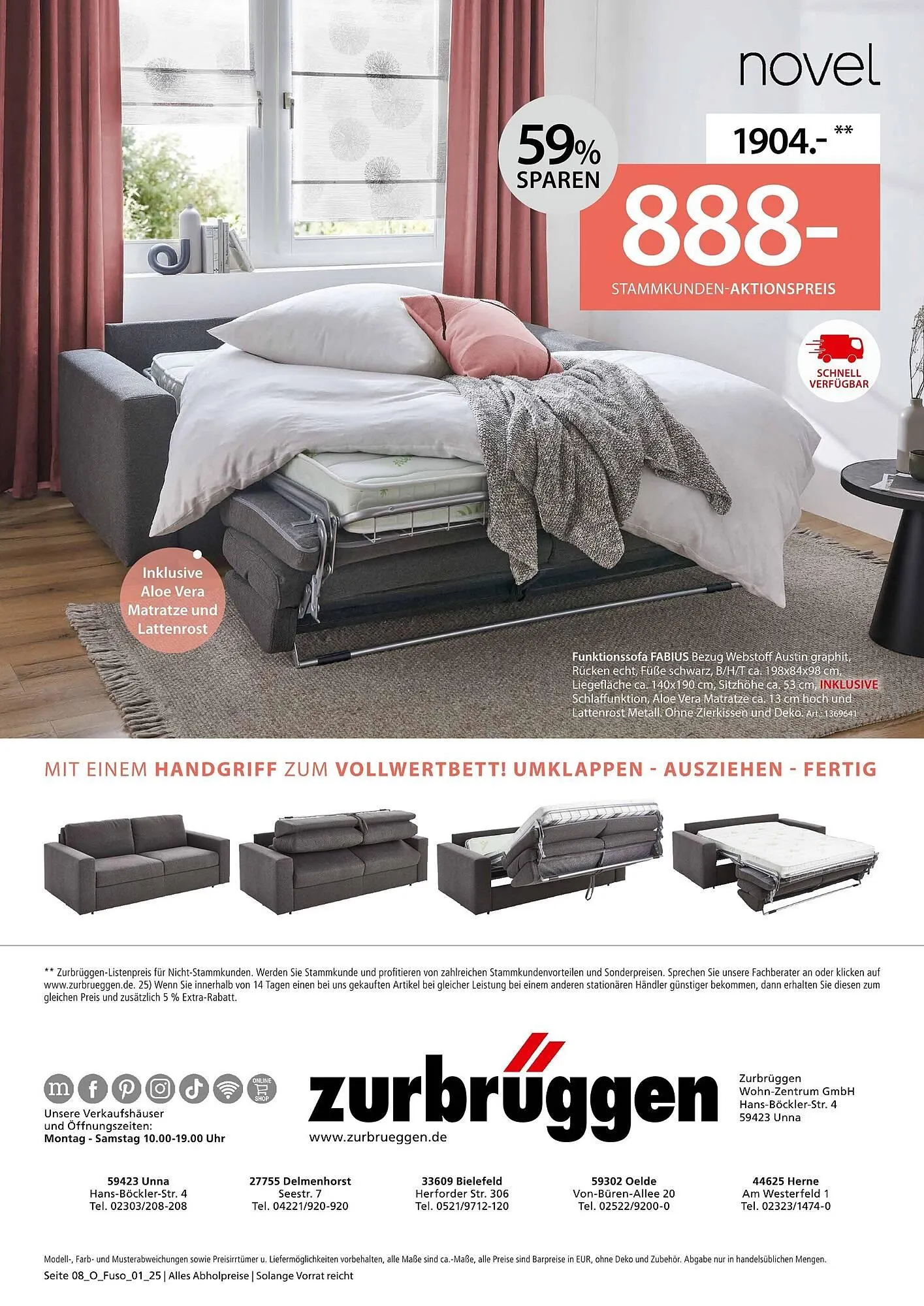 Zurbrüggen Prospekt von 16. April bis 31. Mai 2025 - Prospekt seite 8