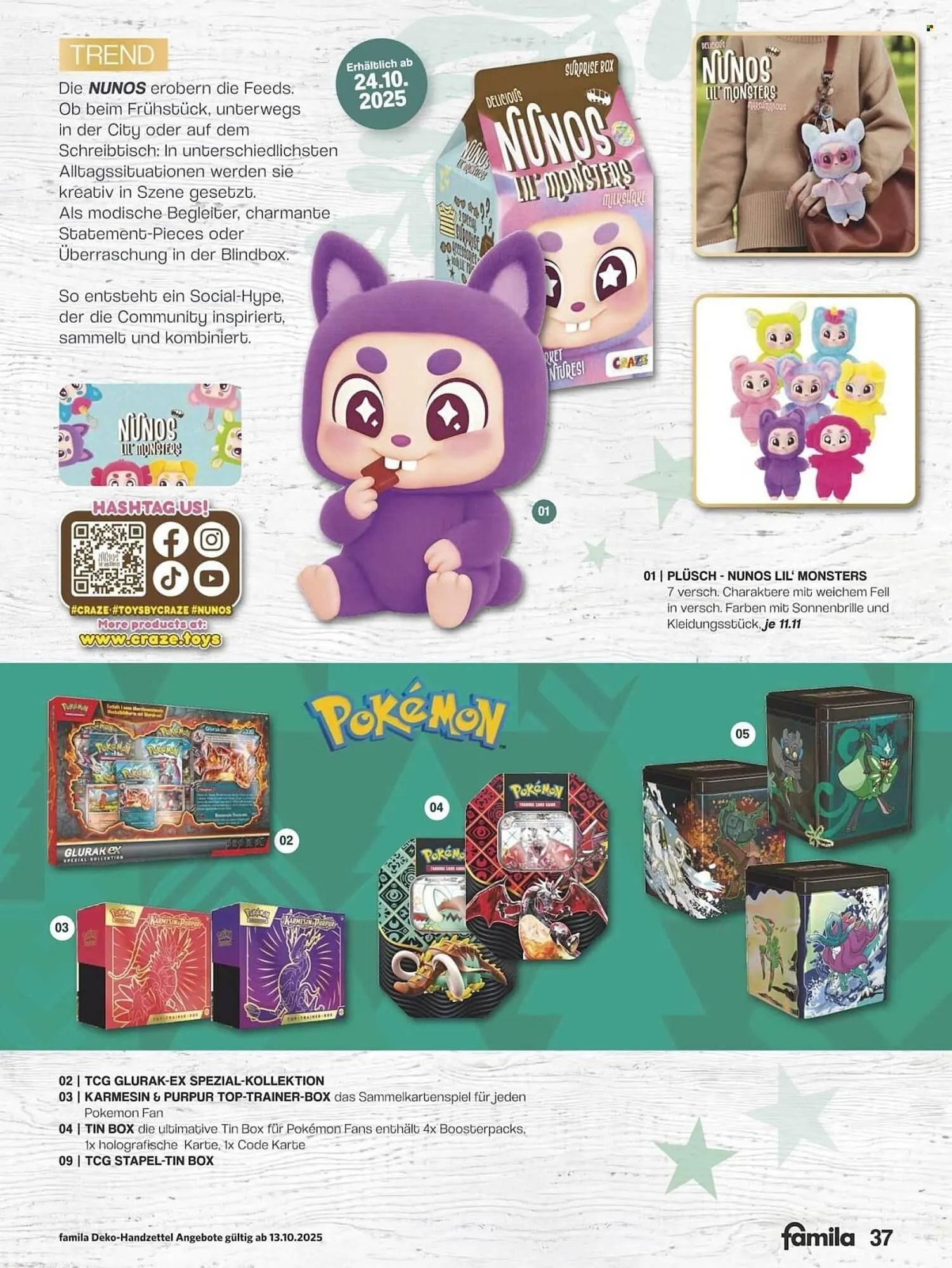 Famila Nord Ost Prospekt von 13. Oktober bis 31. Dezember 2025 - Prospekt seite 37