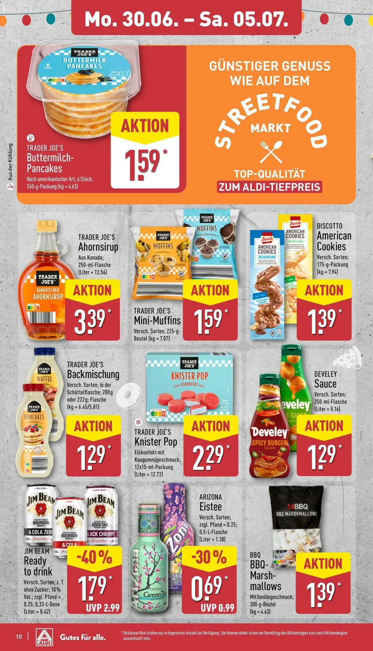Aldi-Nord von 30. Juni bis 5. Juli 2025 - Prospekt seite 10