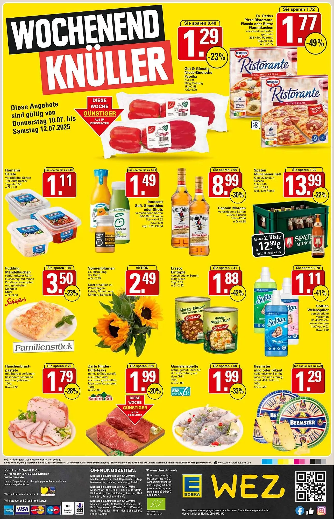 WEZ Prospekt von 7. Juli bis 12. Juli 2025 - Prospekt seite 16