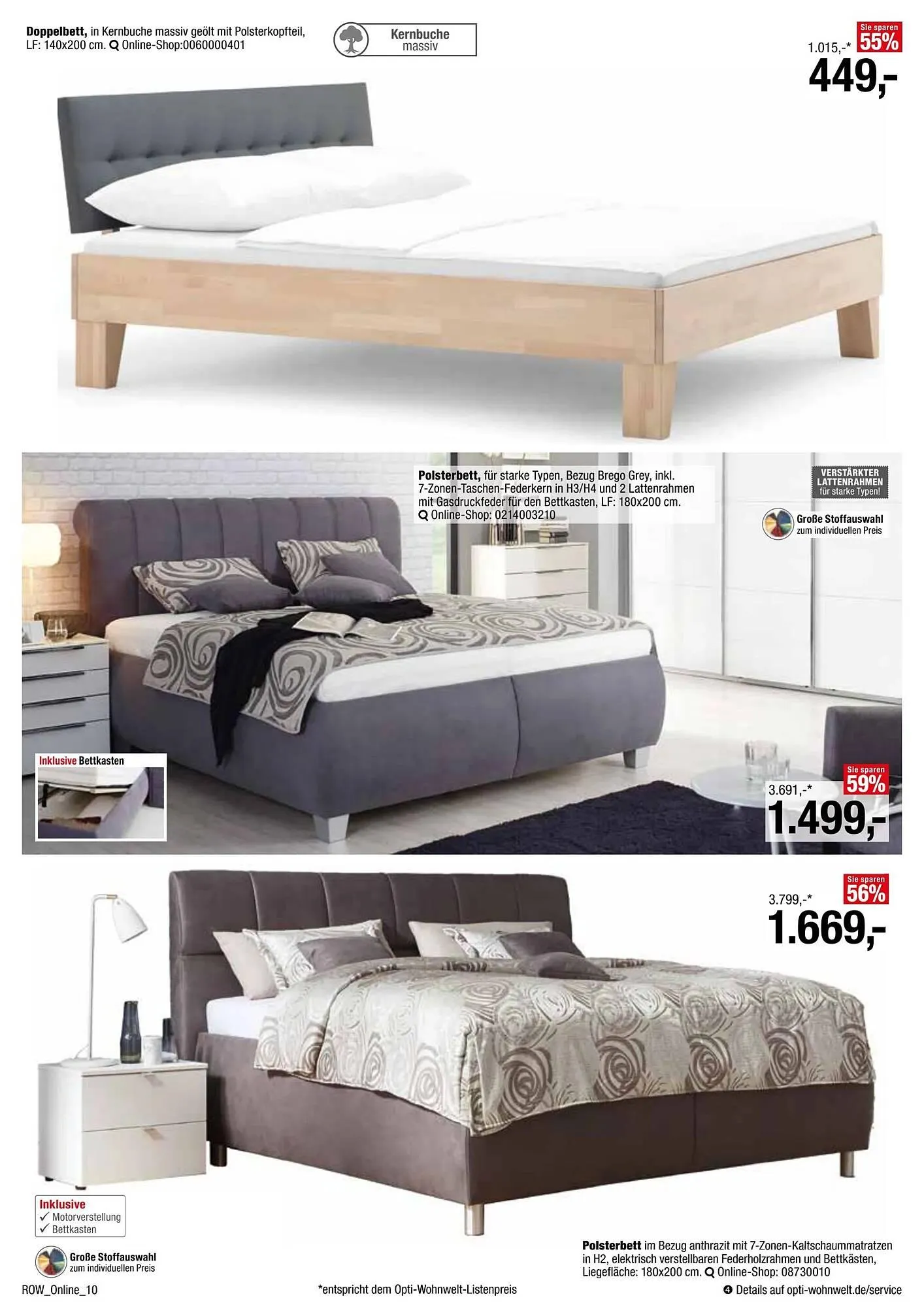 Opti Wohnwelt Prospekt von 23. März bis 27. März 2025 - Prospekt seite 10