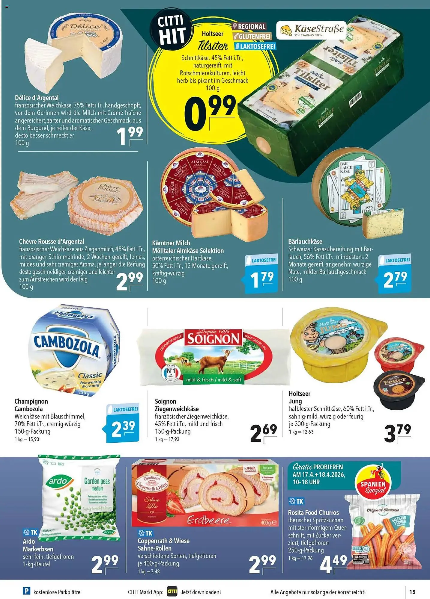 CITTI Markt Prospekt von 15. April bis 21. April 2026 - Prospekt seite 15