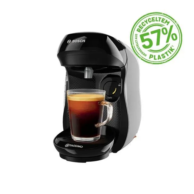 Happy Friendly Schwarz - Kaffeekapselmaschine