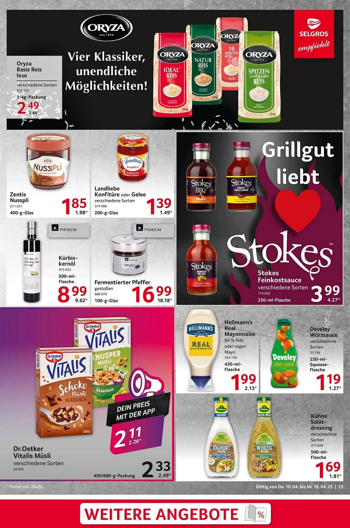 Selgros Prospekt von 10. April bis 17. April 2025 - Prospekt seite 13