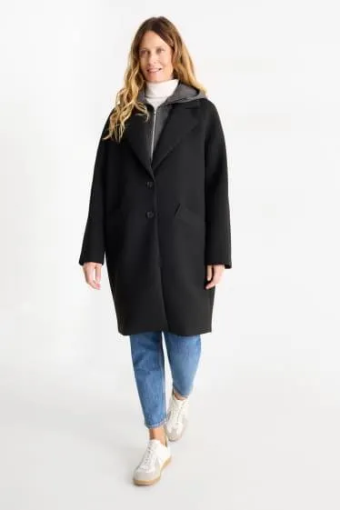 Coat with hood