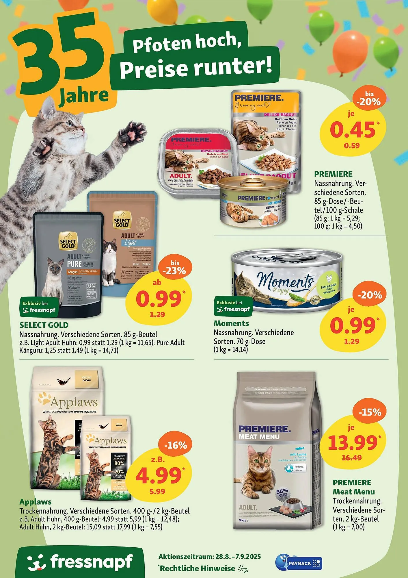 Fressnapf Prospekt von 27. August bis 7. September 2025 - Prospekt seite 8