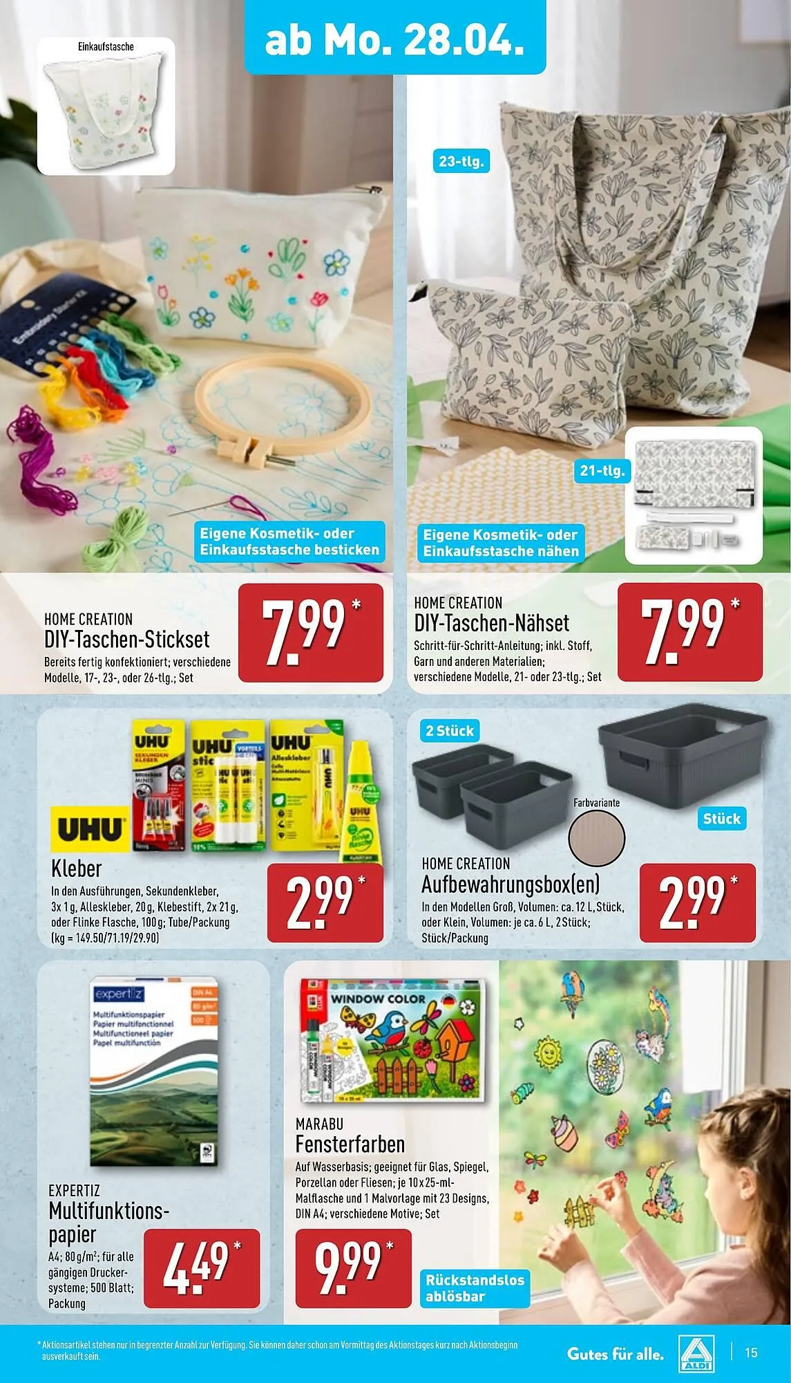 Aldi Nord Prospekt von 28. April bis 3. Mai 2025 - Prospekt seite 15