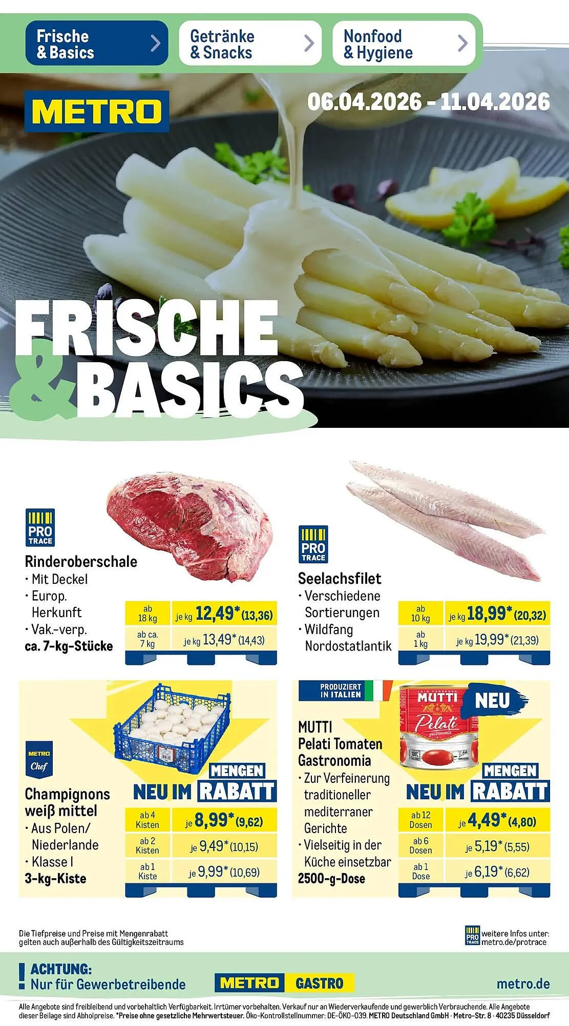 METRO Prospekt von 5. April bis 11. April 2026 - Prospekt seite 1