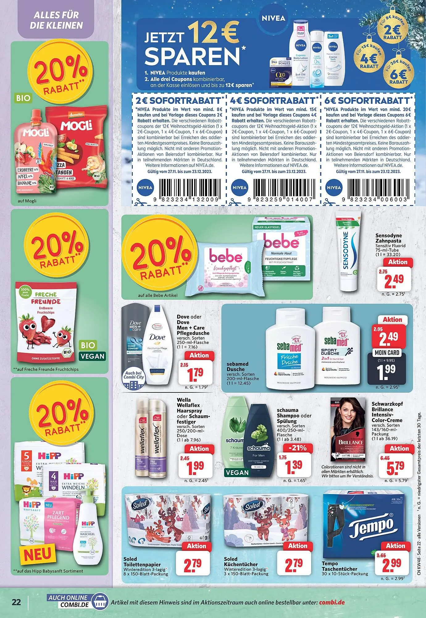 Combi Markt DE folder van 26 november tot 2 december 2023 - Folder pagina 22