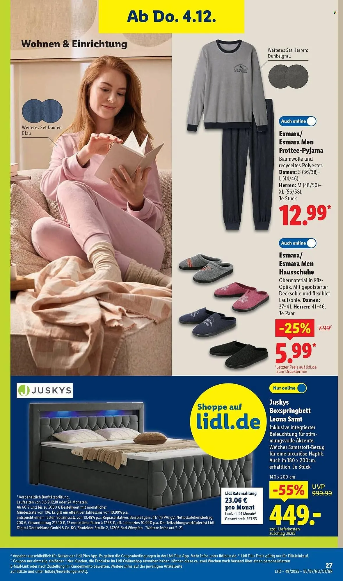 Lidl Prospekt von 1. Dezember bis 6. Dezember 2025 - Prospekt seite 43