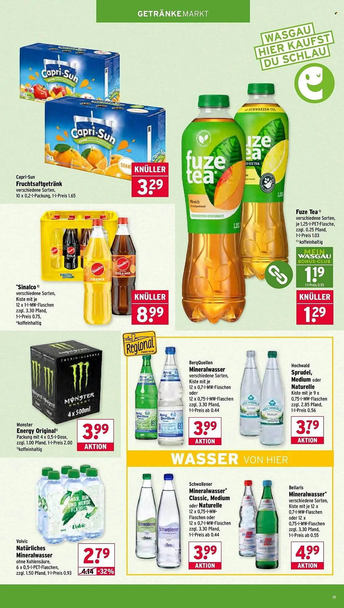 Wasgau Prospekt von 9. März bis 14. März 2026 - Prospekt seite 19