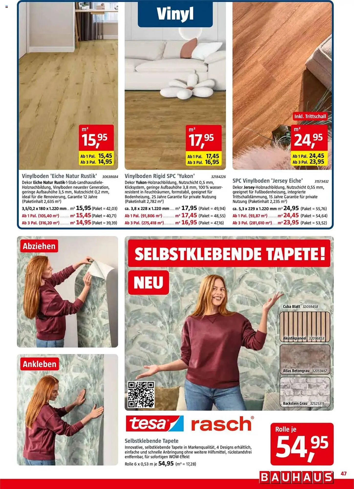 Bauhaus Prospekt von 29. März bis 3. Mai 2025 - Prospekt seite 47