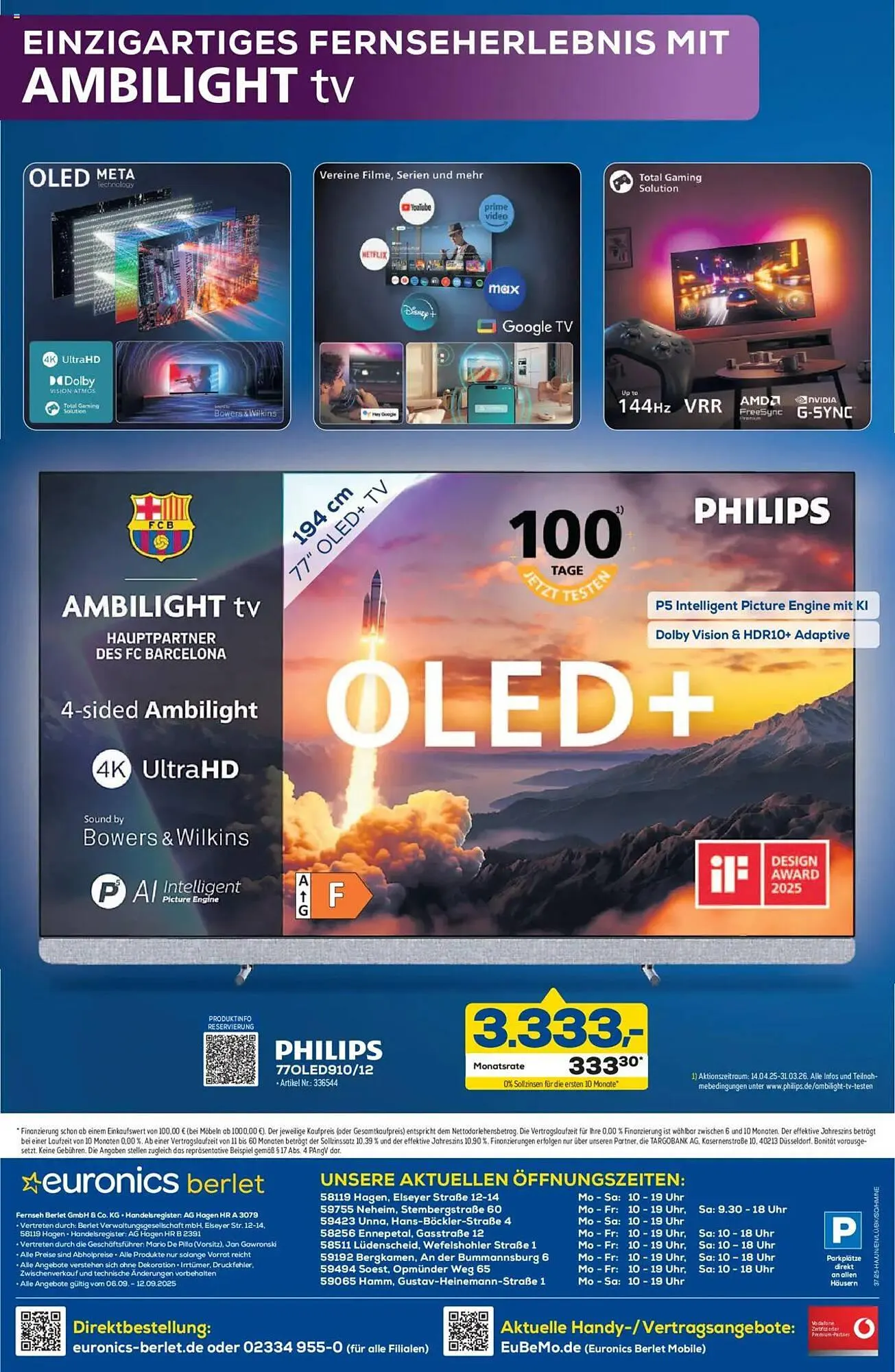 Euronics Berlet Prospekt von 3. September bis 12. September 2025 - Prospekt seite 4